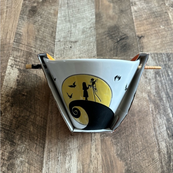 Disney Nightmare Before Christmas Ramen Bowl w/ Chopsticks - Picture 2 of 8